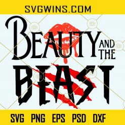 Beauty and the beast SVG file
