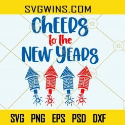 Cheers to the New Year SVG file