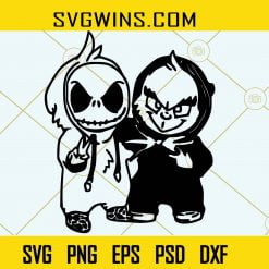 Grinch and Jack Skellington SVG file