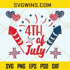 4th of July firecrackers svg
